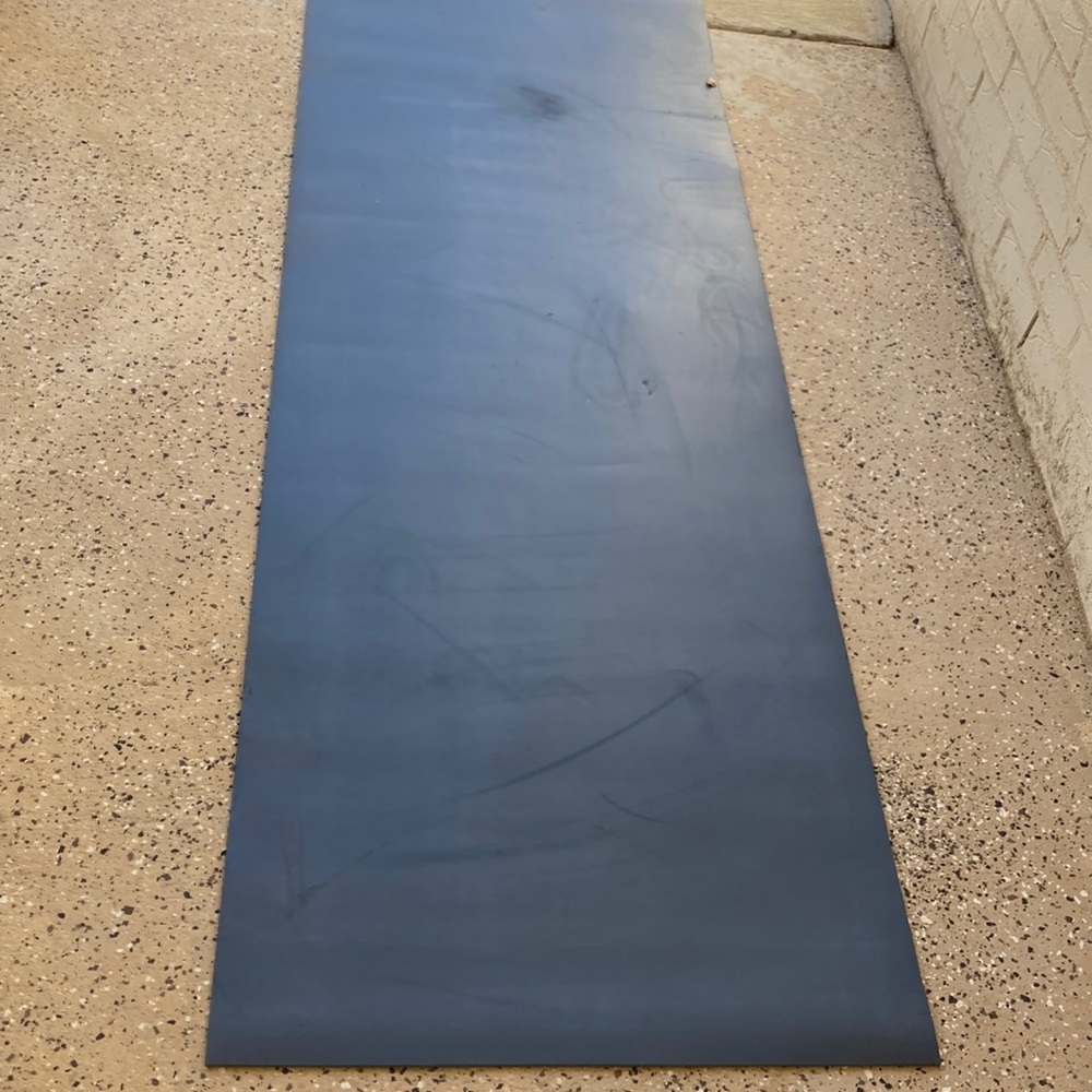 Lulu Lemon yoga/exercise mat.  Blue